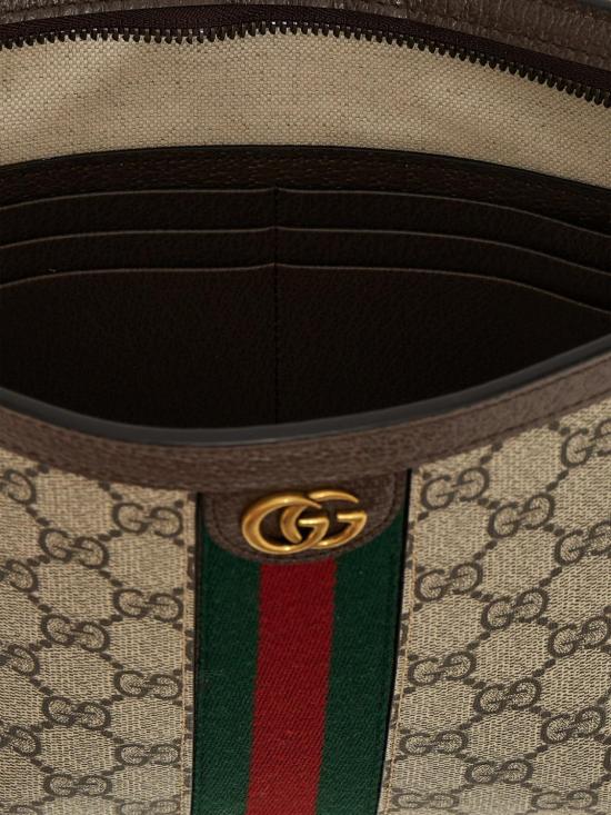 26SS 구찌 GG 슈프림 캔버스 오피디아 파우치 76024396IWT 8745 Beige - GUCCI
