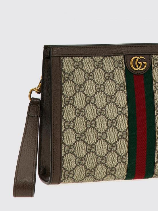 26SS 구찌 GG 슈프림 캔버스 오피디아 파우치 76024396IWT 8745 Beige - GUCCI