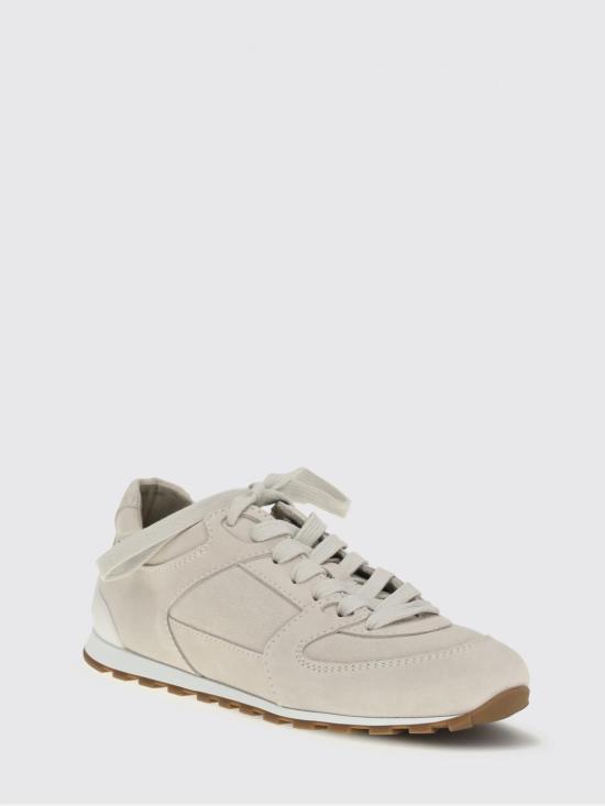 26SS 브루넬로 쿠치넬리 스니커즈 MZSFG3231 C8905 Ivory - BRUNELLO CUCINELLI