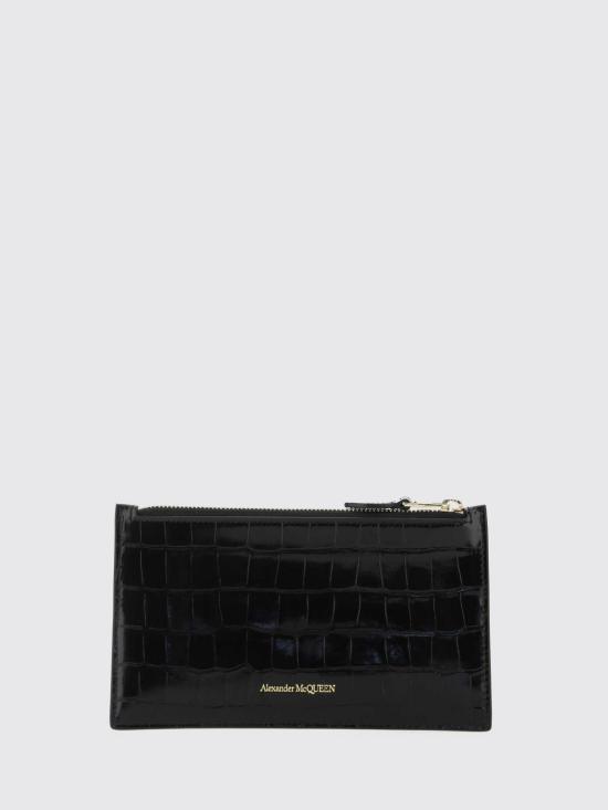 26SS 알렉산더 맥퀸 지갑 6320361JMFG 017 Black - ALEXANDER MCQUEEN