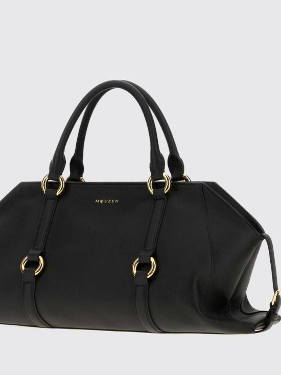 26SS 알렉산더 맥퀸 토트백 8456441VDEB 1000 Black - ALEXANDER MCQUEEN