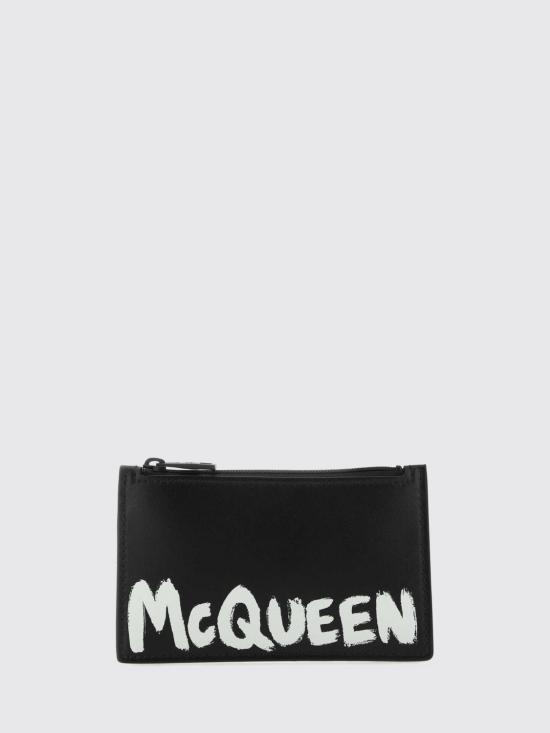 26SS 알렉산더 맥퀸 남성지갑 6831171AAMJ 1070 Black