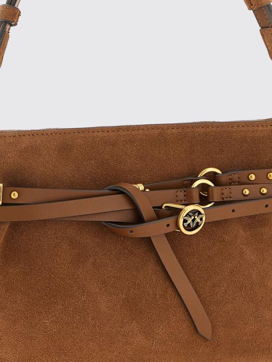 26SS 핑코 숄더백 106177A0F6 L17Q Brown - PINKO