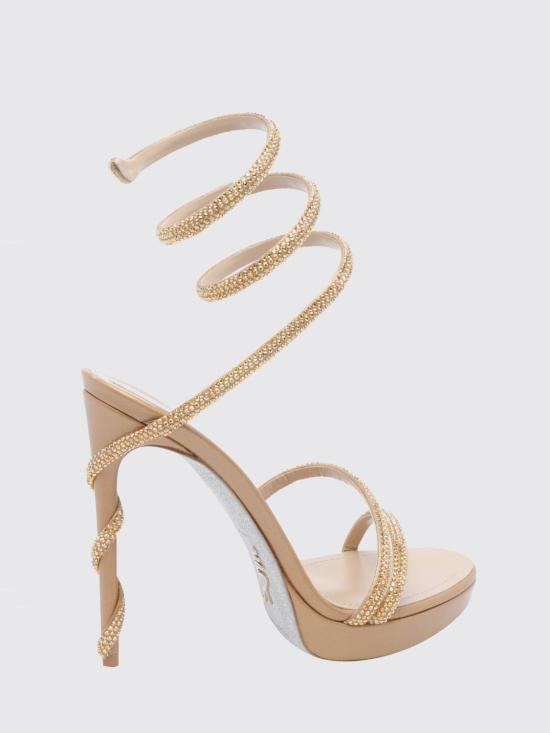 26SS 르네 카오빌라 힐/펌프스 C12597120R001 V184 Gold - RENE CAOVILLA