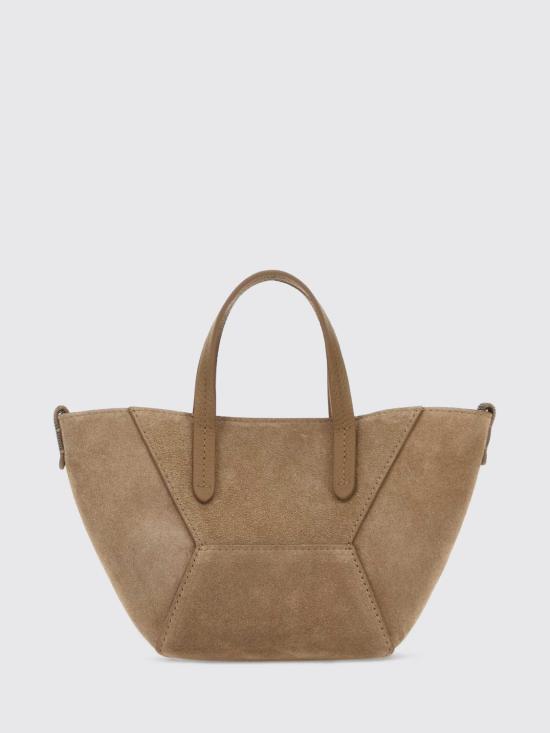 26SS 브루넬로 쿠치넬리 스웨이드 BC Duo 미니 백 MBDLD2675 C2767 Beige - BRUNELLO CUCINELLI