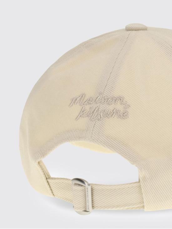 26SS 메종키츠네 폭스 헤드 캡 PM06100WW0096 0428 Ivory - MAISON KITSUNE