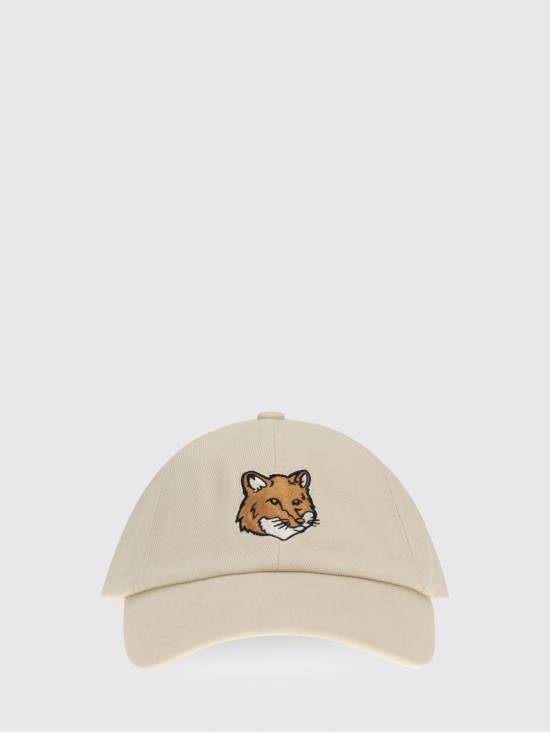 26SS 메종키츠네 폭스 헤드 캡 PM06100WW0096 0428 Ivory - MAISON KITSUNE