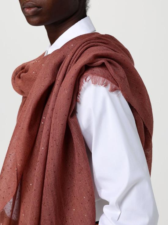 26SS 브루넬로 쿠치넬리 머플러/스카프 MSCDVSW03 C8604 Orange - BRUNELLO CUCINELLI