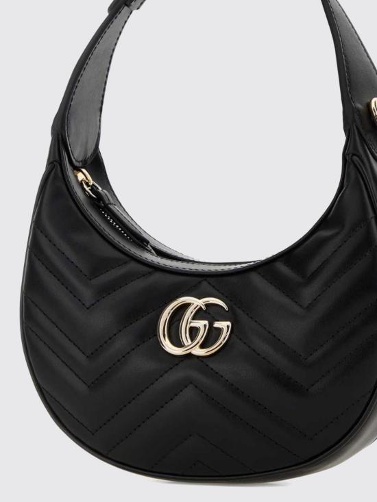 26SS 구찌 GG 마몽 스몰 숄더백 699514AAET8 1000 Black - GUCCI