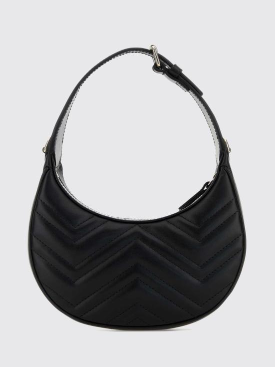 26SS 구찌 GG 마몽 스몰 숄더백 699514AAET8 1000 Black - GUCCI