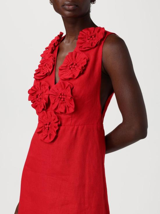 26SS 팜 리오 롱 원피스 347760 L0028 Red - FARM RIO