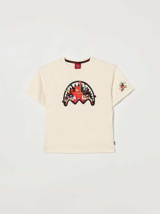 26SS [키즈] 스프레이그라운드 티셔츠 SPY1423 AVORIO Ivory