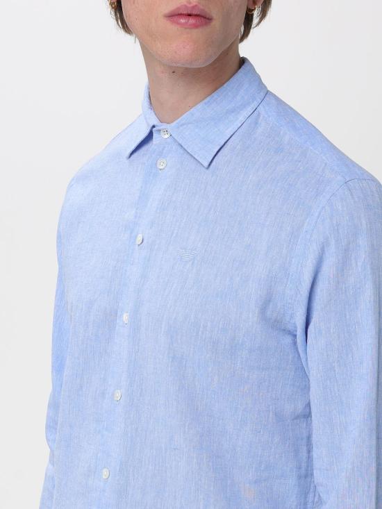 26SS 엠포리오 아르마니 셔츠 EM000099TE20550 U9242 Gnawed Blue - EMPORIO ARMANI