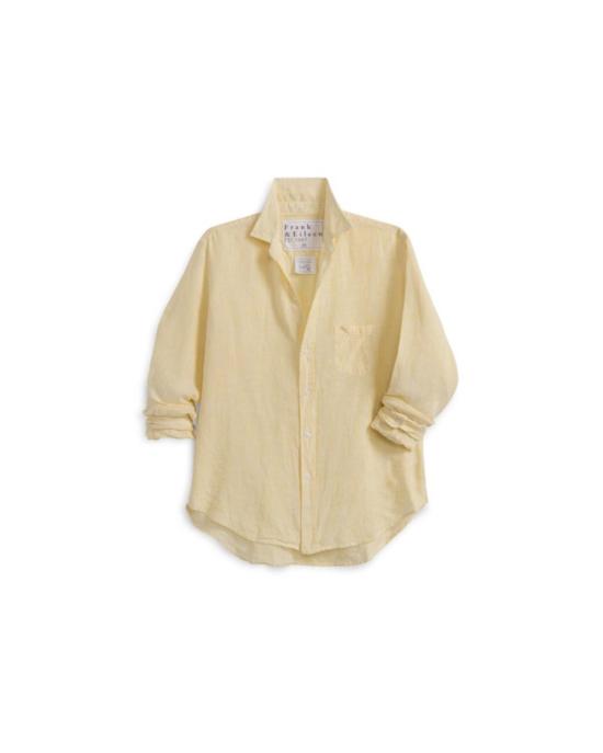  프랭크 앤 에일린 탑 프랭크 & 아일린 아일린 릴렉스 버튼업 셔츠 옐로우 스트라이프