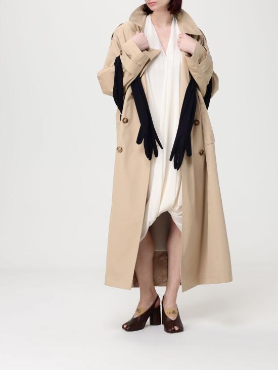 26SS MM6 메종마르지엘라 코튼 트렌치 코트 S52AH0084M35368 154 Beige - MM6 MAISON MARGIELA
