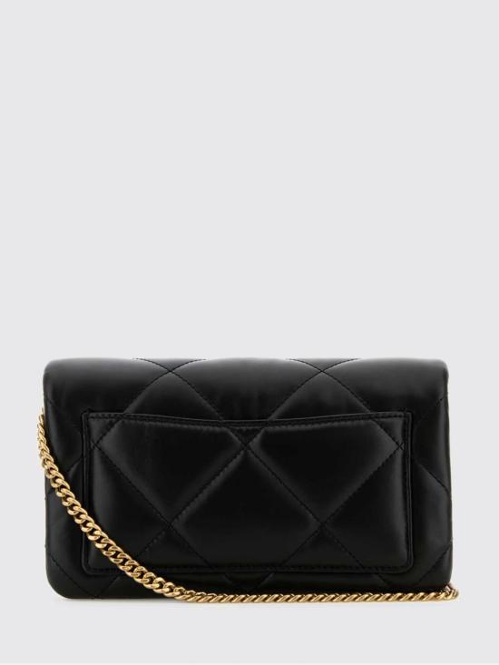 26SS 토리버치 키라 다이아몬드 퀼트 체인 월렛 158624 001 001 Black - TORY BURCH
