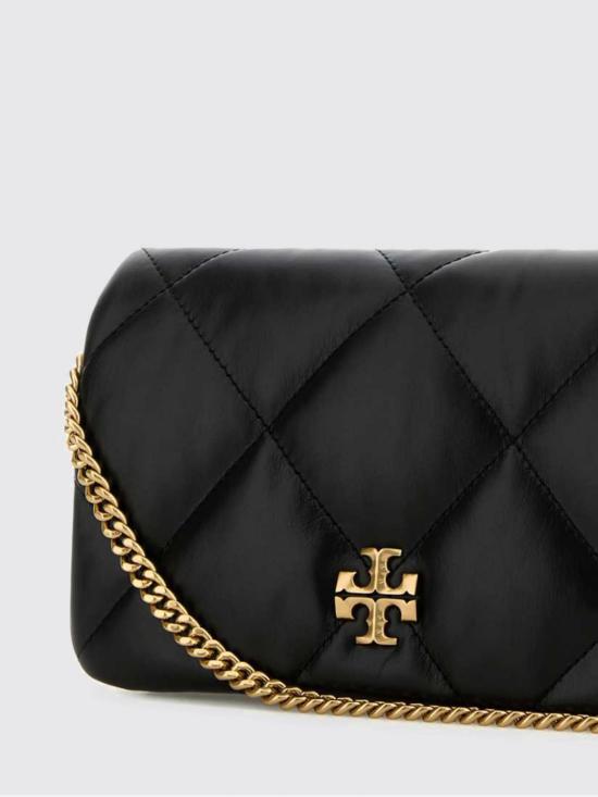 26SS 토리버치 키라 다이아몬드 퀼트 체인 월렛 158624 001 001 Black - TORY BURCH