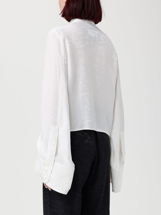 26SS MM6 메종마르지엘라 자카드 컨버터블 셔츠 S52DT0044M35737 003J Charcoal - MM6 MAISON MARGIELA