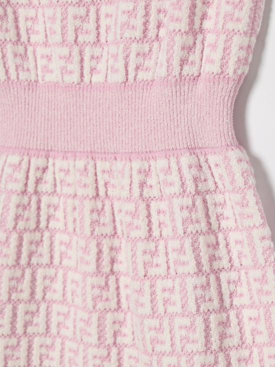 26SS [키즈] 펜디 원피스 JFG237AVW7 F1BXZ Pink - FENDI