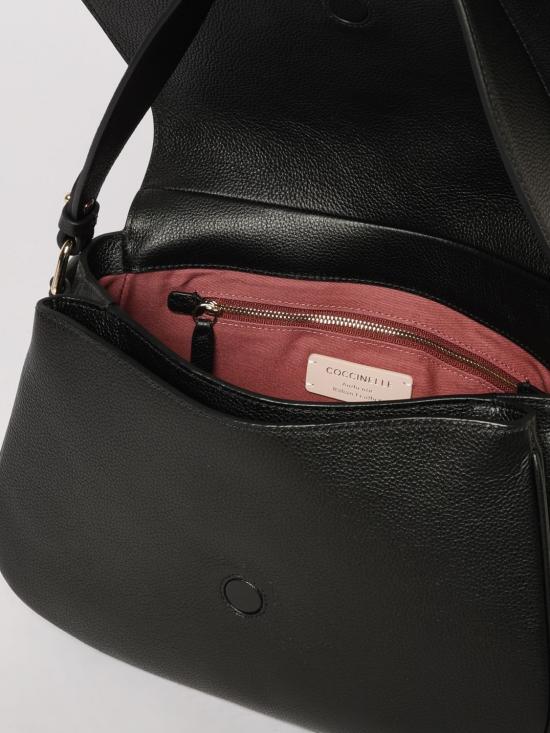 26SS 코치넬리 숄더백 E1U7F120101 001 Black - COCCINELLE