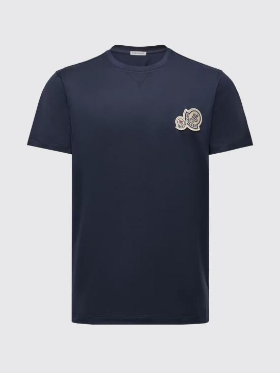 26SS 몽클레어 반팔 티셔츠 L10918C000688390Y 773 Blue