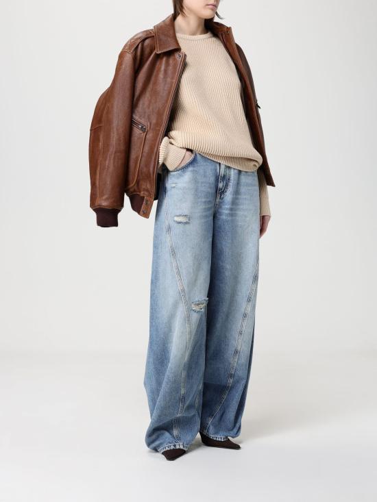 26SS 생로랑 가죽 자켓 858313YCSX2 2800 Brown - SAINT LAURENT