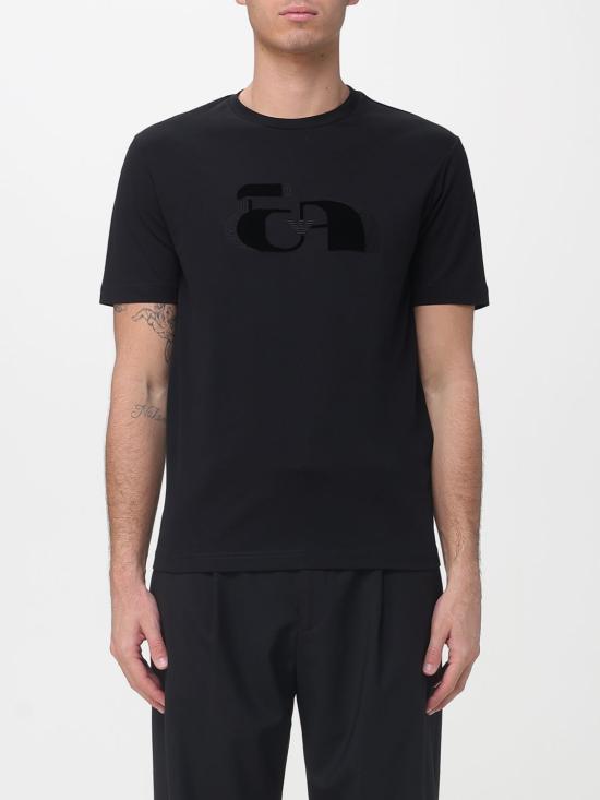 26SS 엠포리오 아르마니 반팔 티셔츠 EM004760AF14795 FC014 Black