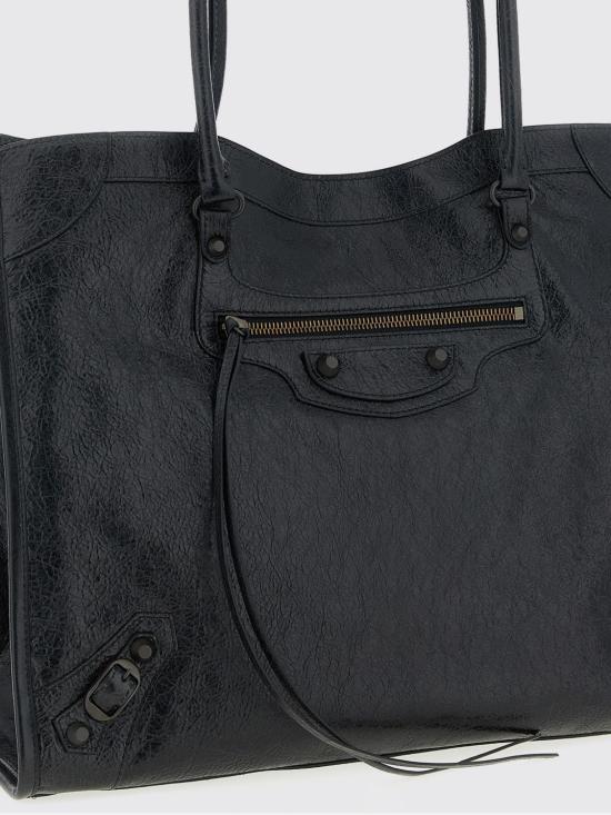 26SS 발렌시아가 르 시티 토트백 미디움 8518182ABEK 1000 Black - BALENCIAGA