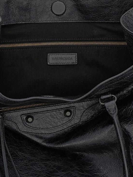 26SS 발렌시아가 르 시티 토트백 미디움 8518182ABEK 1000 Black - BALENCIAGA
