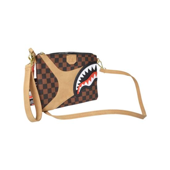 26SS 스프레이그라운드 숄더백 910B7994NSZ SCACCHI Brown - SPRAYGROUND