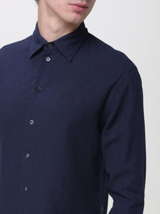 26SS 엠포리오 아르마니 셔츠 EM000099TE20550 UB109 Navy - EMPORIO ARMANI