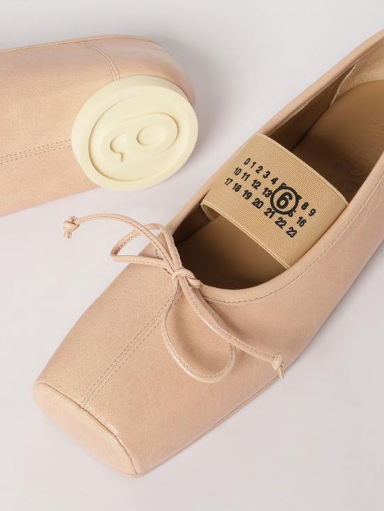 26SS MM6 메종마르지엘라 플랫 슈즈 S59WZ0103P7561 T4111 Pink - MM6 MAISON MARGIELA