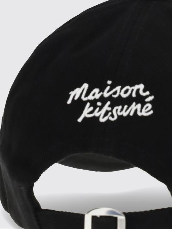 26SS 메종키츠네 폭스 헤드 캡 PM06100WW0096 P199 Black - MAISON KITSUNE