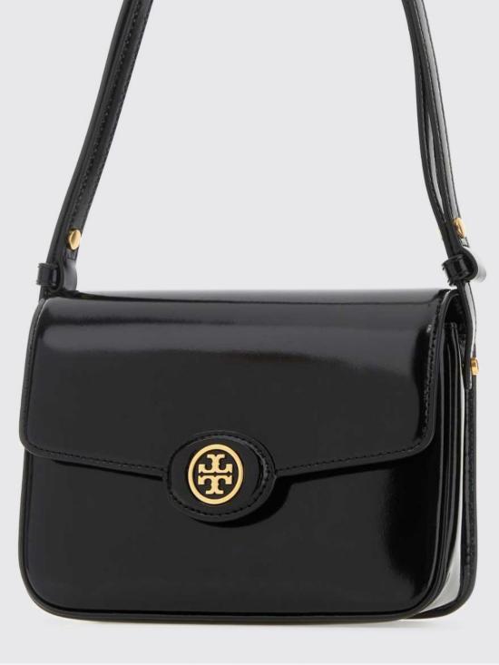 26SS 토리버치 로빈슨 스파졸라토 컨버터블 숄더백 143122 001 Black - TORY BURCH