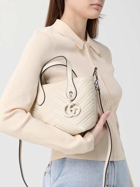 26SS 구찌 GG 마몽 스몰 토트백 855391AAFS1 9540 Ivory - GUCCI