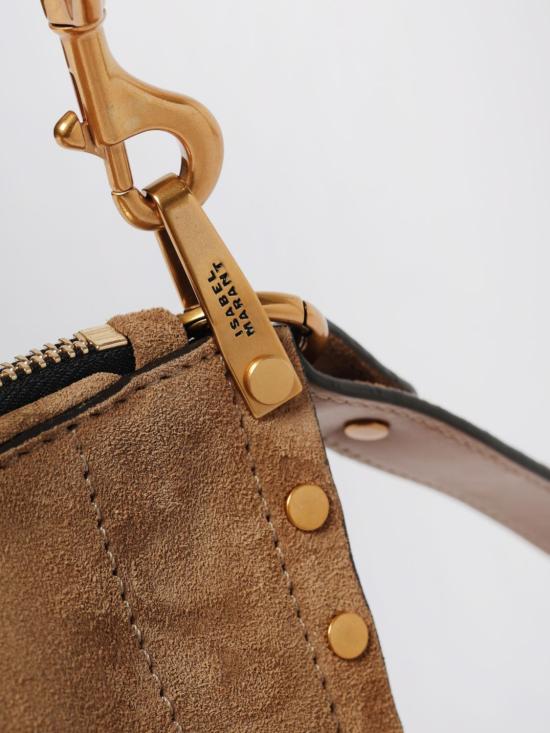 26SS 이자벨마랑 오스칸 소프트 집 백 BF0066FAB2C03M 50TA Brown - ISABEL MARANT