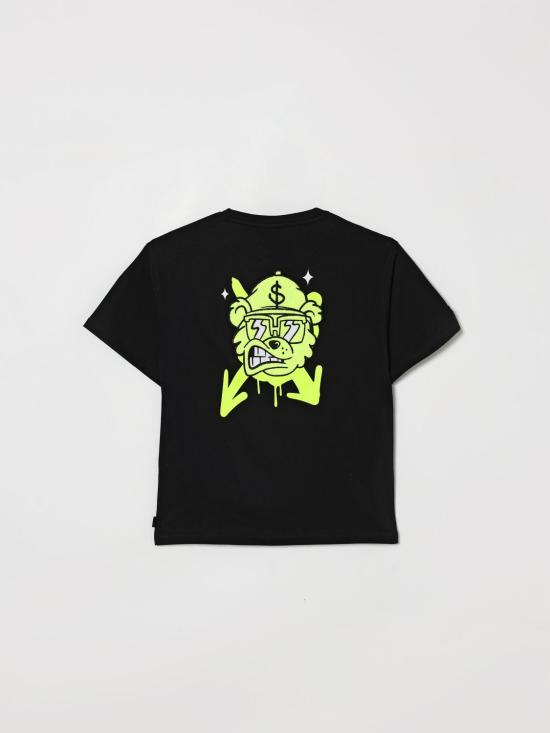 26SS [키즈] 스프레이그라운드 티셔츠 SPY1443 NERO Black - SPRAYGROUND