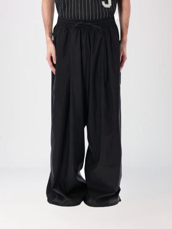 26SS 와이쓰리 로우 엣지 3 스트라이프 와이드 팬츠 KF1192 Black