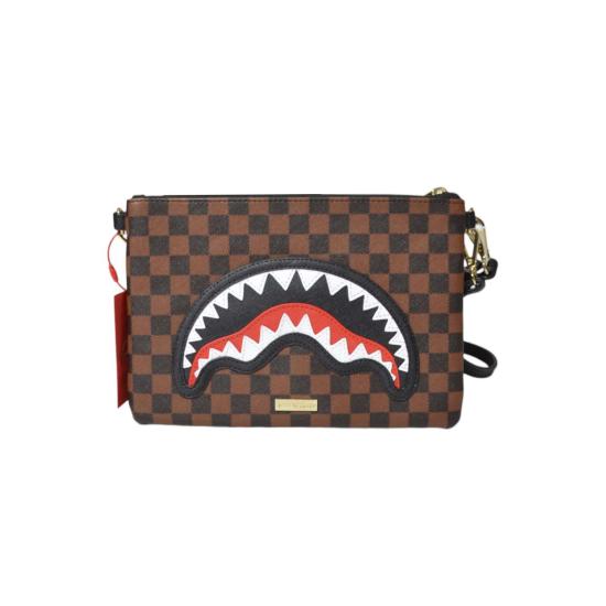 26SS 스프레이그라운드 숄더백 910B7841NSZ SCACCHI Marrone nero