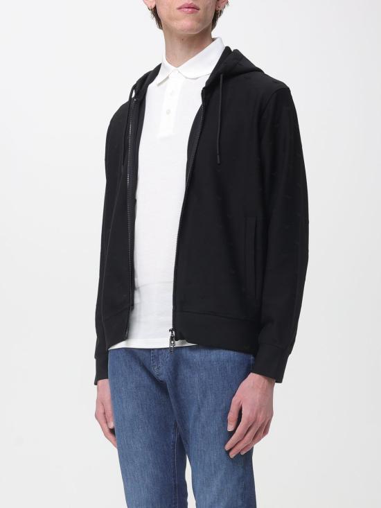 26SS 엠포리오 아르마니 후드 티셔츠 EM004867AF13700 FC322 Black - EMPORIO ARMANI