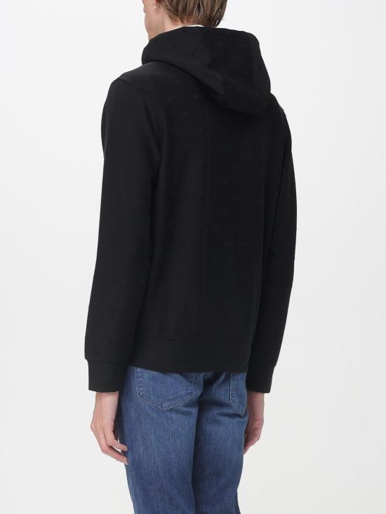 26SS 엠포리오 아르마니 후드 티셔츠 EM004867AF13700 FC322 Black - EMPORIO ARMANI