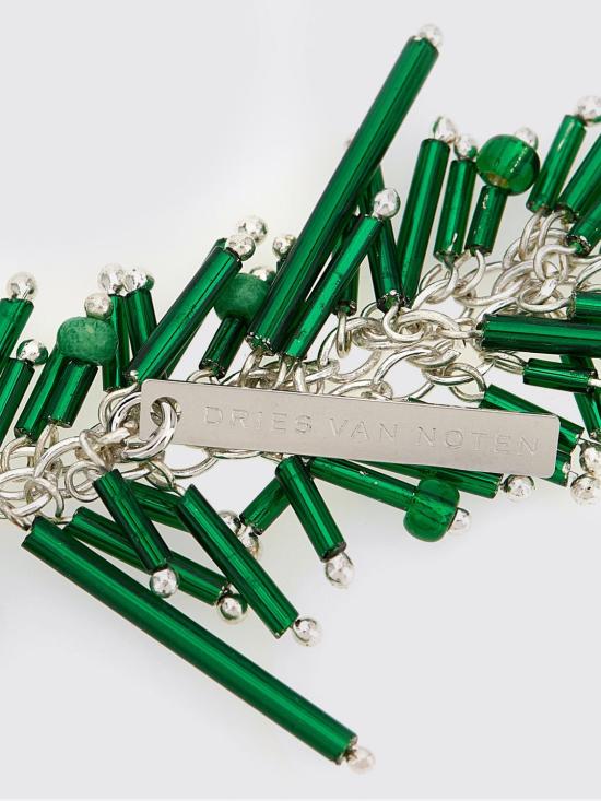 26SS 드리스 반 노튼 보석 2610182310063 604 Green - DRIES VAN NOTEN