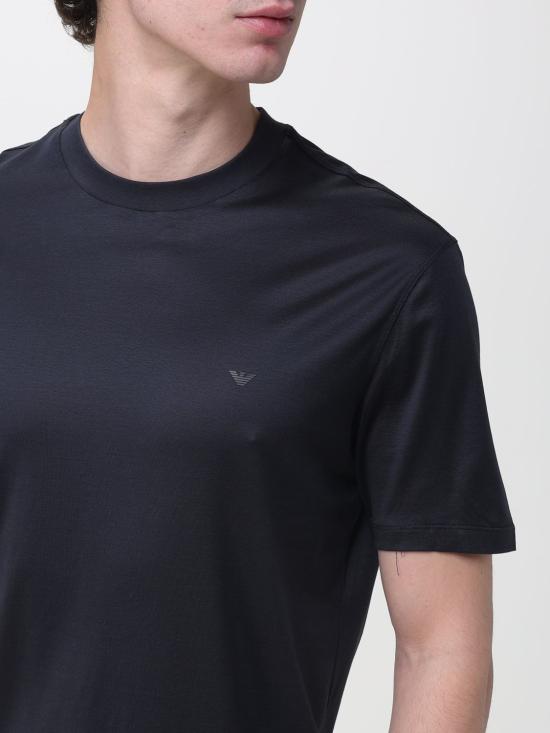 26SS 엠포리오 아르마니 반팔 티셔츠 EM005491AF24839 UB118 Navy - EMPORIO ARMANI