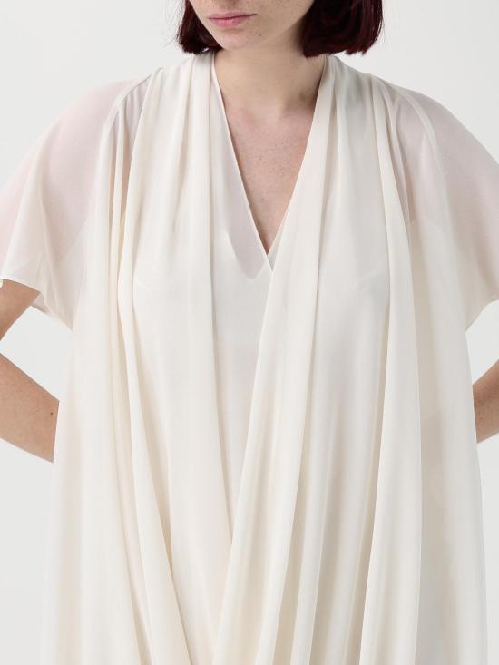 26SS MM6 메종마르지엘라 롱 원피스 S52DG0034M35468 102 Beige - MM6 MAISON MARGIELA