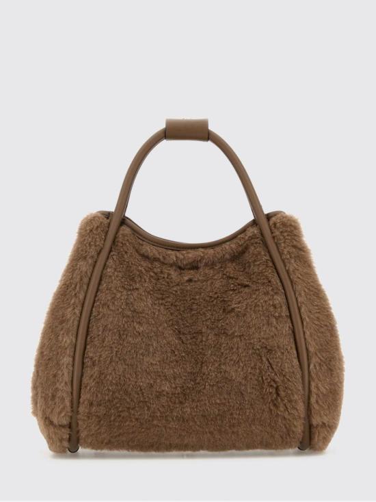 26SS 막스마라 티마린 스몰 테디 핸드백 2524516102600 005 Bronze