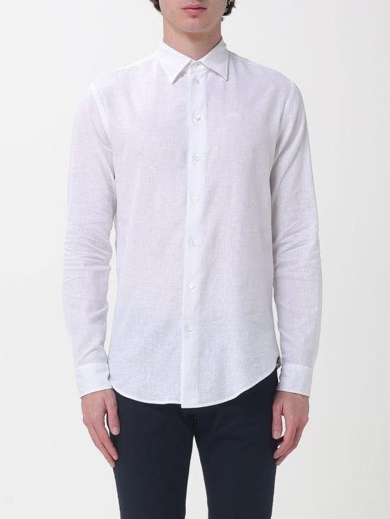 26SS 엠포리오 아르마니 긴팔 셔츠 EM000099TE20550 U0002 White