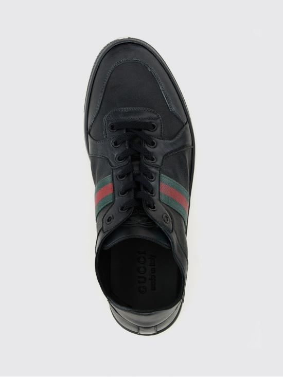 26SS 구찌 스트레티 로우탑 스니커즈 865441AAGFF 1048 Black - GUCCI