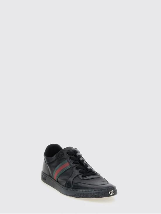 26SS 구찌 스트레티 로우탑 스니커즈 865441AAGFF 1048 Black - GUCCI