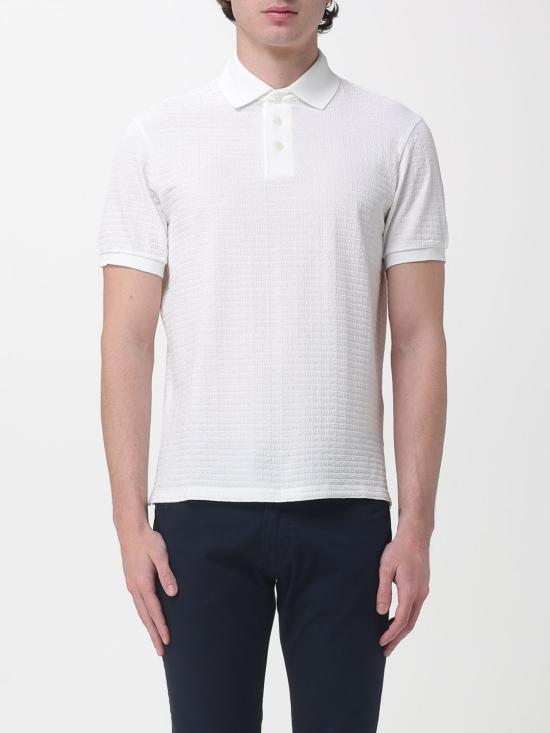 26SS 엠포리오 아르마니 폴로 티셔츠 EM004595AF10762 F0185 White