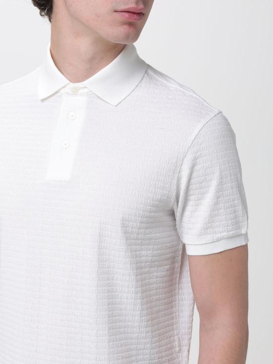 26SS 엠포리오 아르마니 폴로 티셔츠 EM004595AF10762 F0185 White - EMPORIO ARMANI